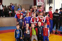Mladí zápasníci zajížděli do Prostějova, kde ovládli tradiční turnaj - Memoriál Gustava Frištenského.