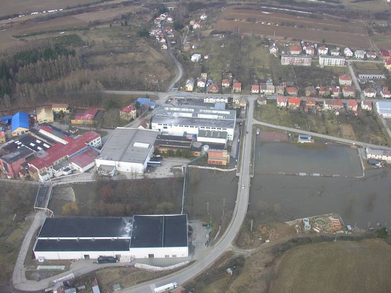 Záplavy na jaře 2006 na Vysočině.