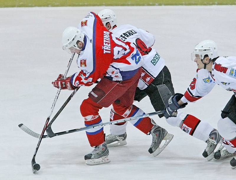 Z hokejového utkání HC Rebel - HC Havířov Panthers.