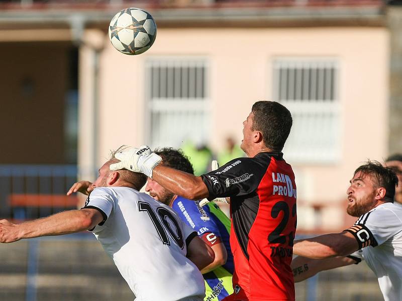 Utkání 1. kola - Fortuna MSD, Skupiny D mezi FC Slovan Havlíčkův Brod a TJ Sokol Tasovice.