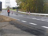 Nový most a silnice u Brodu do Šlapanova