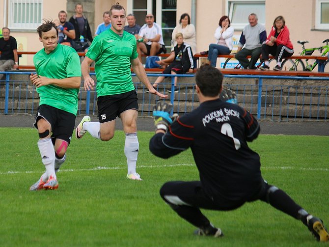 Tři góly inkasoval Na Losích světelský gólman Jindřich Adamec (na snímku) od rezervy brodského Slovanu. Světlá si po výsledku 3:1 připsala třetí porážku v sezoně. 