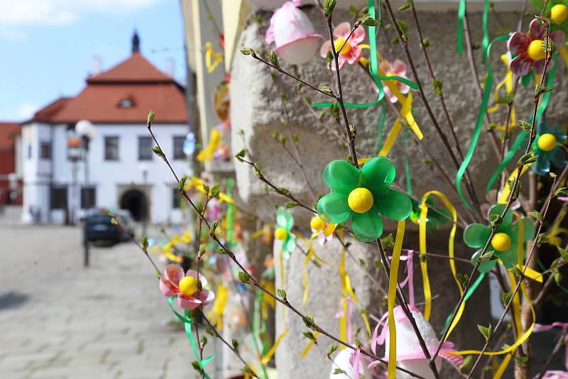 Velikonoce na radnici v Pelhřimově v předchozích letech. Letos se kvůli koronaviru akce nekonala.