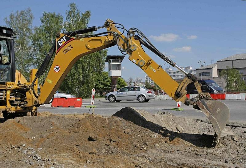 Dopravní situace v Havlíčkově Brodě.