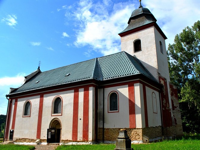 Kostel sv. Víta v Zahrádce.