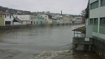 Záplavy na jaře 2006 na Vysočině.