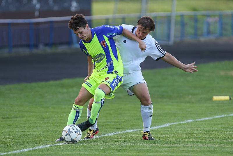 Utkání 1. kola - Fortuna MSD, Skupiny D mezi FC Slovan Havlíčkův Brod a TJ Sokol Tasovice.