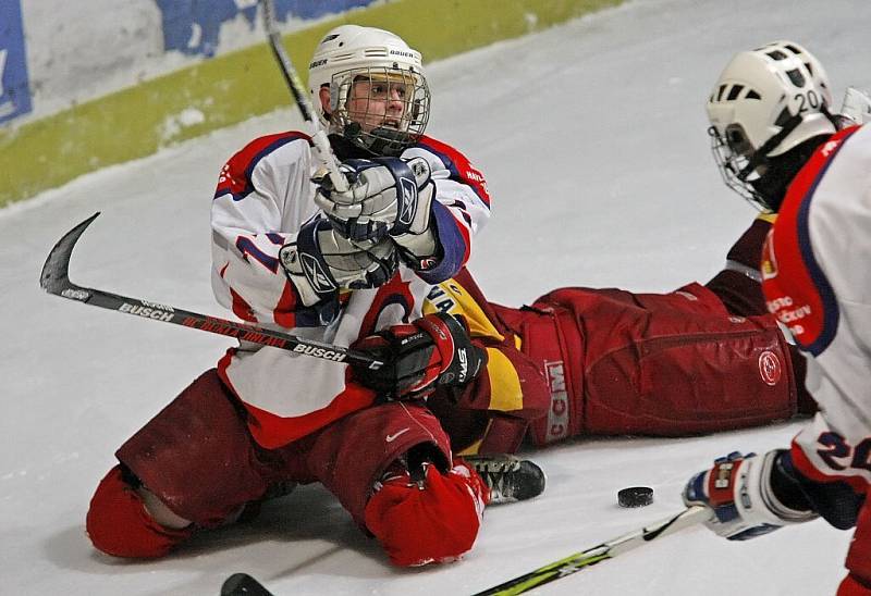 Mládežnické derby hokejové extraligy HC Rebel Havl. Brod - HC Dukla Jihlava.