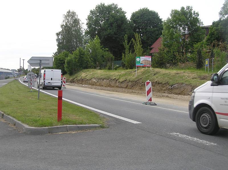 Stavba kruhového objezdu v Přibyslavi už začala