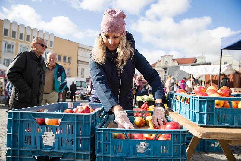 Farmářské trhy a bramborářský den na Havlíčkově náměstí v Havlíčkově Brodě.