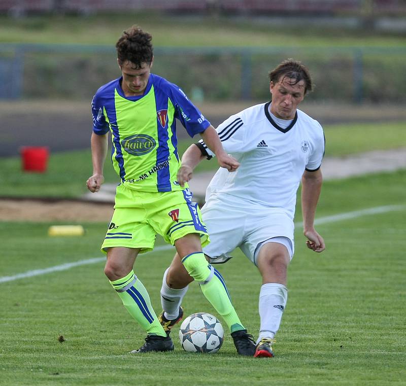 Utkání 1. kola - Fortuna MSD, Skupiny D mezi FC Slovan Havlíčkův Brod a TJ Sokol Tasovice.