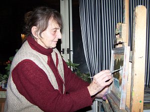 Malířka je jednou z nominovaných umělců na nejvyšší cenu Kraje Vysočina.