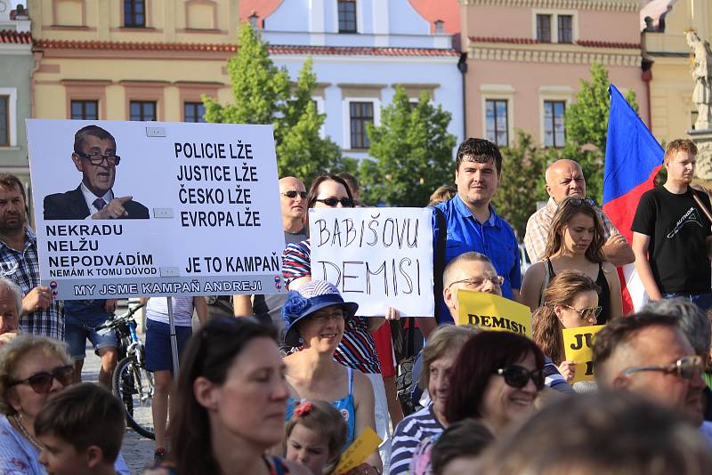 Čtvrtá demonstrace proti premiérovi Babišovi v Havlíčkově Brodě