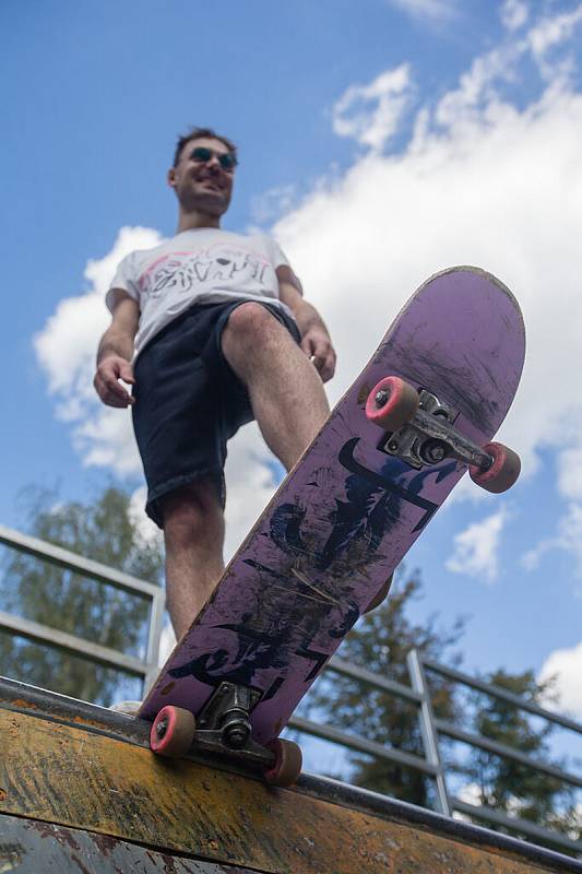 Skatepark u Sázavy v době největší slávy.