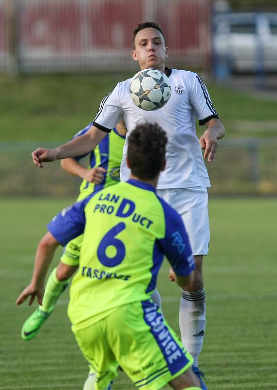 Utkání 1. kola - Fortuna MSD, Skupiny D mezi FC Slovan Havlíčkův Brod a TJ Sokol Tasovice.