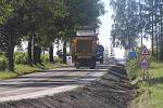 Rekonstrukce silnice u Údav zažívá druhou etapu. Ta první se uskutečnila loni.