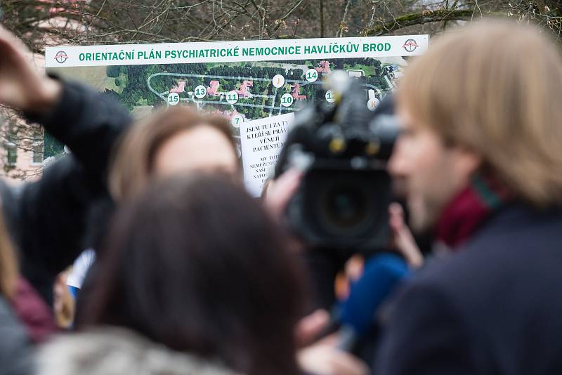 Ministr zdravotnictví Adam Vojtěch v pátek 21. února navštívil Psychiatrickou nemocnici Havlíčkův Brod.