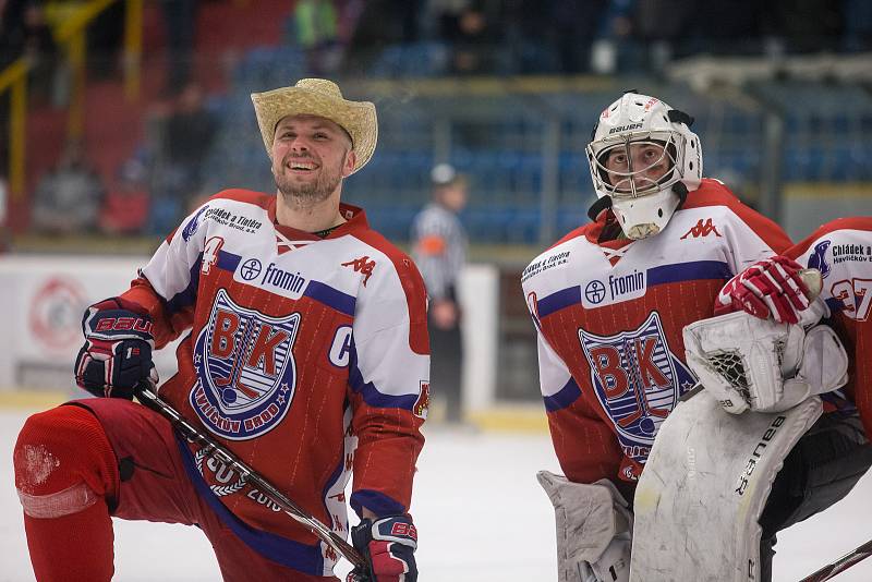 Páté rozhodující utkání čtvrtfinále mezi BK Havlíčkův Brod a HC Tatra Kopřivnice.