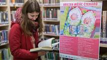 Březen měsíc čtenářů v Krajské knihovně Vysočiny v Havlíčkově Brodě.