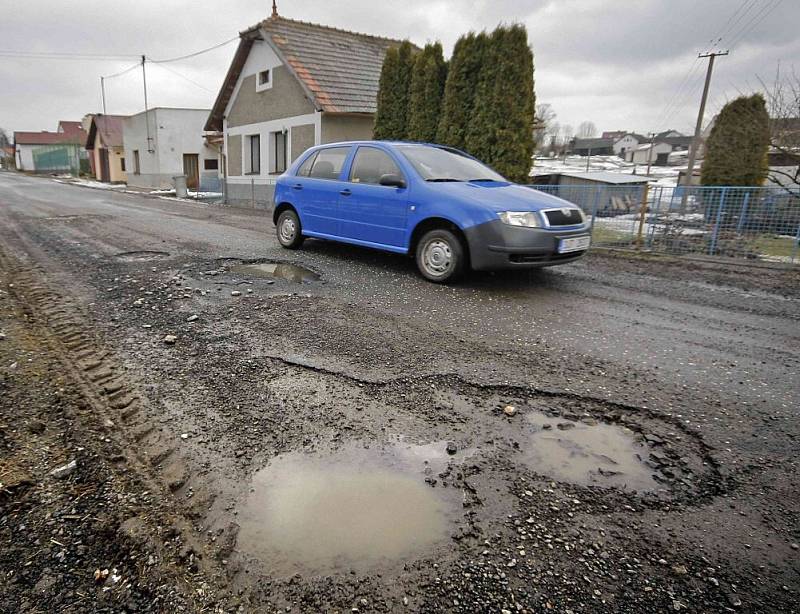 Stav silnic na Havlíčkobrodsku.