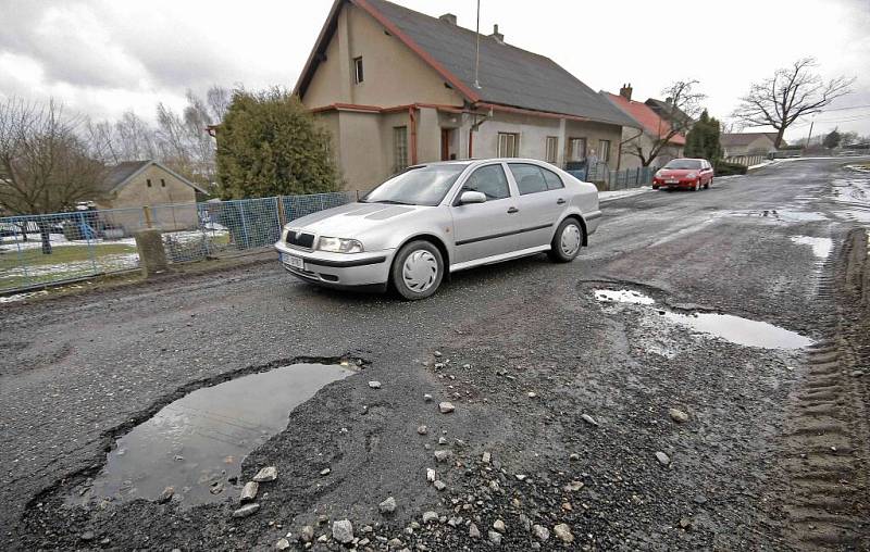 Stav silnic na Havlíčkobrodsku.