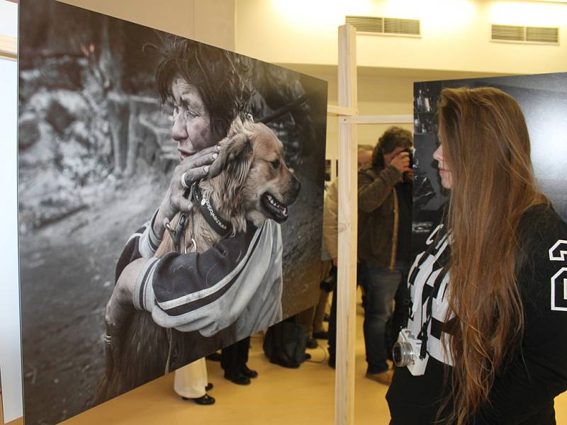 Do konce února trvá v prostorách Potravinové banky v Ledči nad Sázavou výstava předního českého fotografa Jindřicha Štreita. Ten na svých třiceti velkoplošných dokumentárních fotografiích nabízí netradiční pohledy do soukromí a života lidí bez domova.