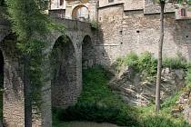 Most Ledečského hradu. Ilustrační foto.