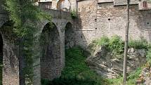 Most Ledečského hradu. Ilustrační foto.