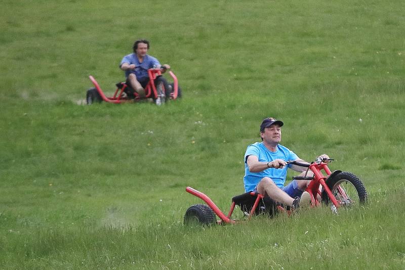 Horské káry na Kadlečáku u Světlé nad Sázavou.