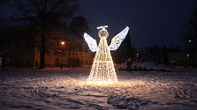 Vánoční výzdoba ve Světlé nad Sázavou.