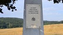 Bitvu připomíná pomník mezi Štoky a Jihlavou.