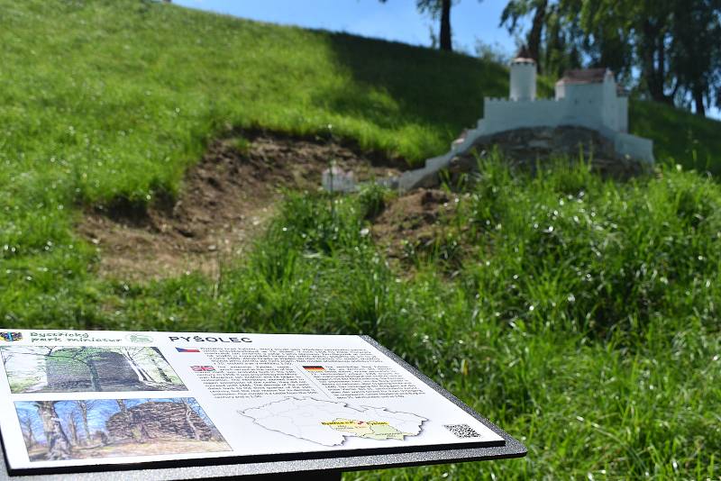 Slavnostní otevření parku miniatur v Bystřici nad Pernštejnem se bude konat 30. června.