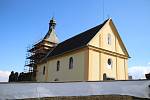 Kostel v Dobrnicích, místní části Leštiny u Světlé