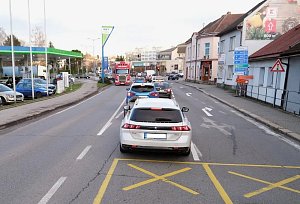 Na zásadní změnu ve značení narazí řidiči v Humpolecké ulici. Foto: poskytlo město Havlíčkův Brod