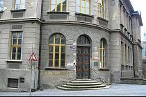 Kdysi honosná budova obchodní akademie v Havlíčkově Brodě.