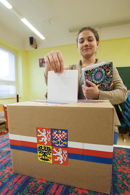 Studentské prezidentské volby v Obchodní akademii a Hotelové škole v Havlíčkově Brodě.