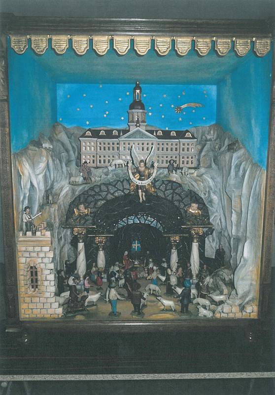 Detail z rozměrného betlému, který Josef Pleva letos vytvořil a opravil pro soukromého sběratele.