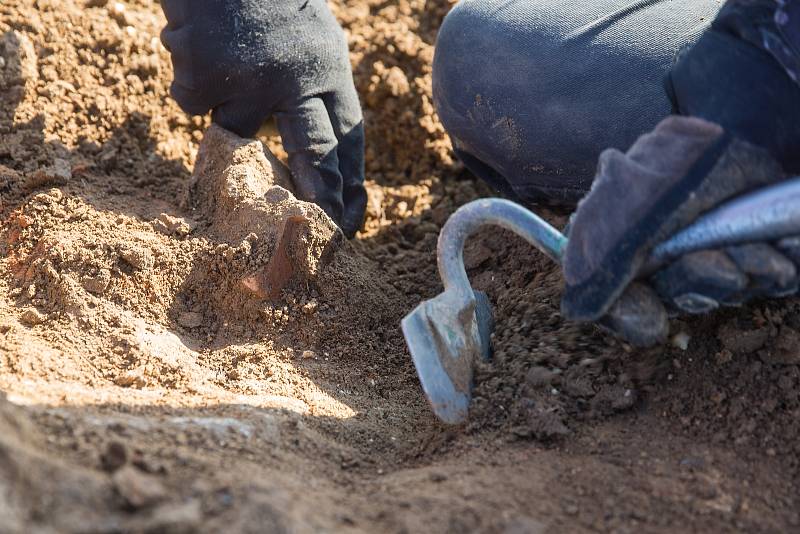 Archeologické práce na trase budoucího obchvatu kolem Havlíčkova Brodu.