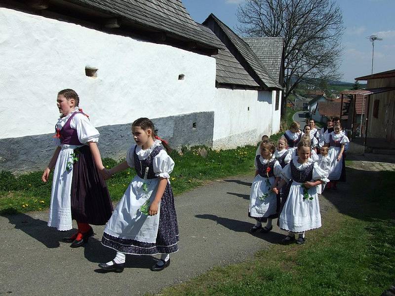 Velikonoce na Michalově statku v Pohledi u Světlé nad Sázavou.