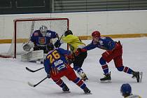 Hokejisté Telče hrají krajský přebor na jihu Čech. Spokojeni v něm jsou, ale vznik obdobné soutěže na Vysočině by přivítali.
