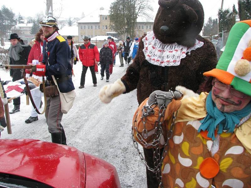 Masopustní rej v Horní Krupé.