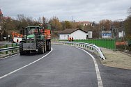 Nová silnice z Přibyslavi na Šlapanov.