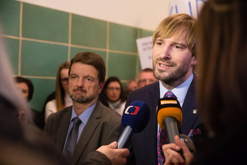 Ministr zdravotnictví Adam Vojtěch v pátek 21. února navštívil Psychiatrickou nemocnici Havlíčkův Brod.