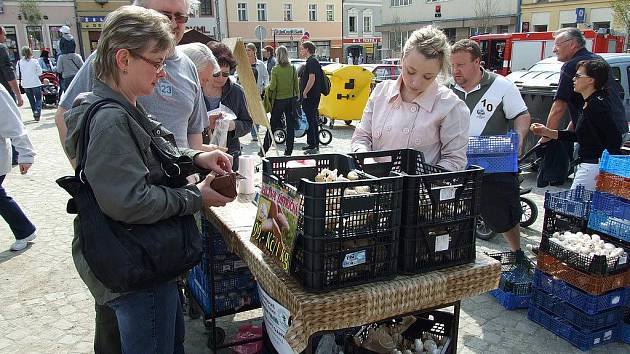 Farmářské trhy v Havlíčkově Brodě.