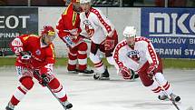 Z utkání HC Rebel Havlíčkův Brod - HC Slavia Praha.