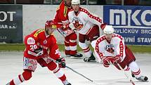 Z utkání HC Rebel Havlíčkův Brod - HC Slavia Praha.