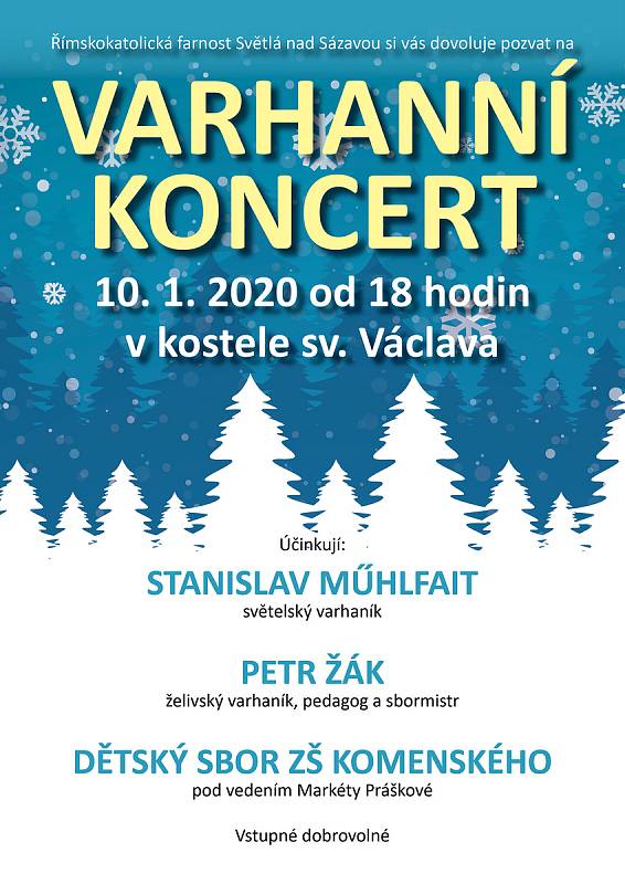 Varhanní koncert ve Světlé.