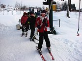 Lyžařský areál Kadlečák nabízí školákům naprosto ideální podmínky k lyžování.