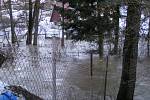 Záplavy na jaře 2006 na Vysočině.