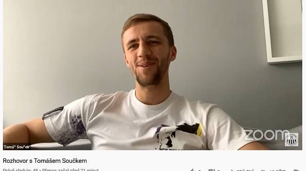 Český reprezentant a záložník West Hamu United chatoval s členy svého mateřského klubu FC Slovan Havlíčkův Brod.